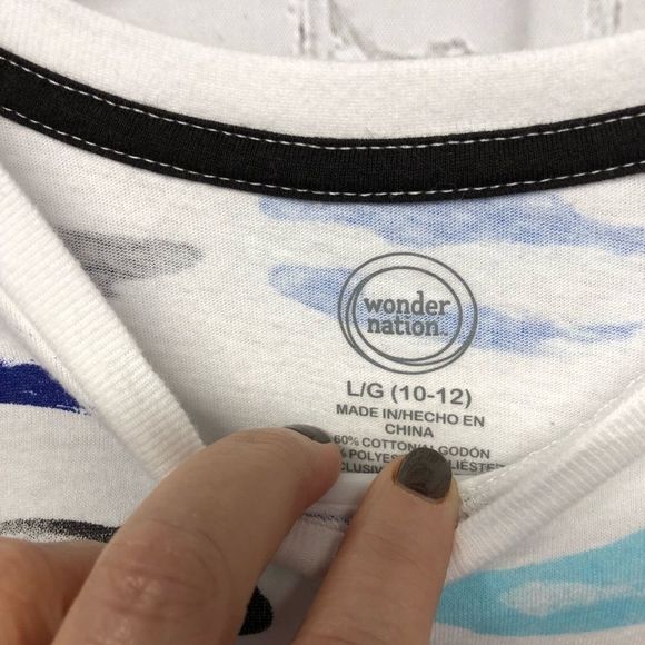 Spring : Summer- Boys Just Chill tee size 10/12 - Picture 4 of 5